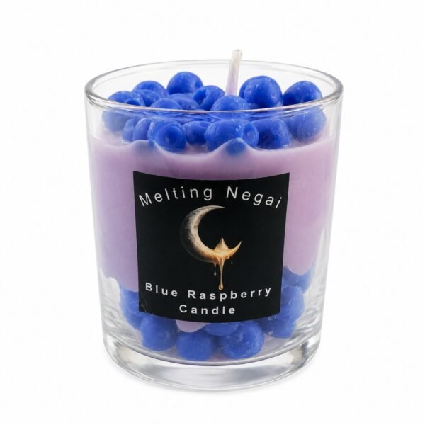 Αρωματικό Κερί Blue Raspberry σε ποτήρι 180γρ