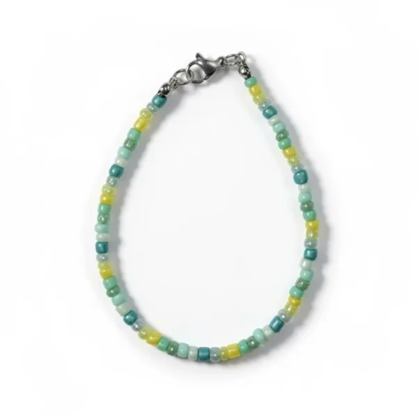 Βραχιόλι με χάντρες "Nebula bracelet green"