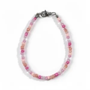 Βραχιόλι με χάντρες "Nebula bracelet pink"
