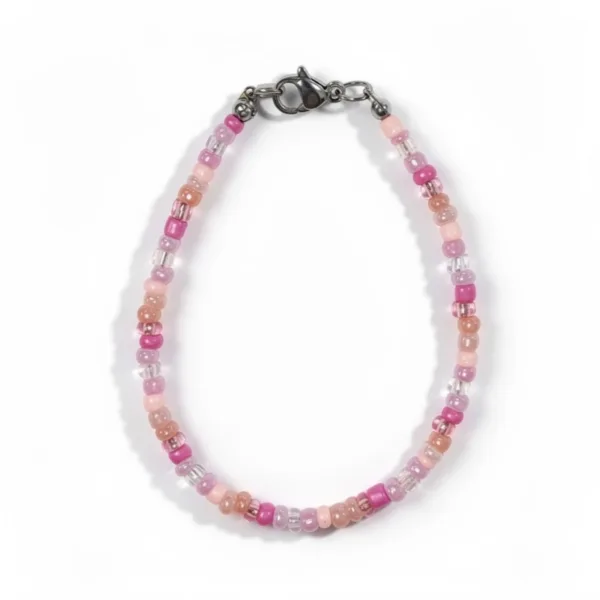 Βραχιόλι με χάντρες "Nebula bracelet pink"