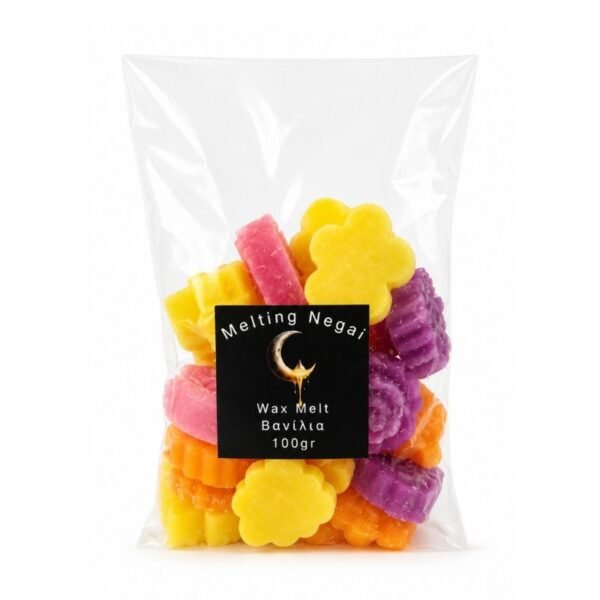 Wax melt με σχήμα λουλούδια και άρωμα βανίλια | vanilla 100g