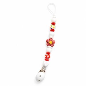 Κλιπ πιπίλας "Red Daisy"