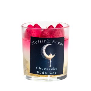 Αρωματικό Κερί Cheescake Φράουλα (strawberry) σε ποτήρι 180 γρ