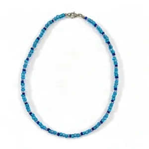 Κολιέ με χάντρες "Twinkle necklace blue"