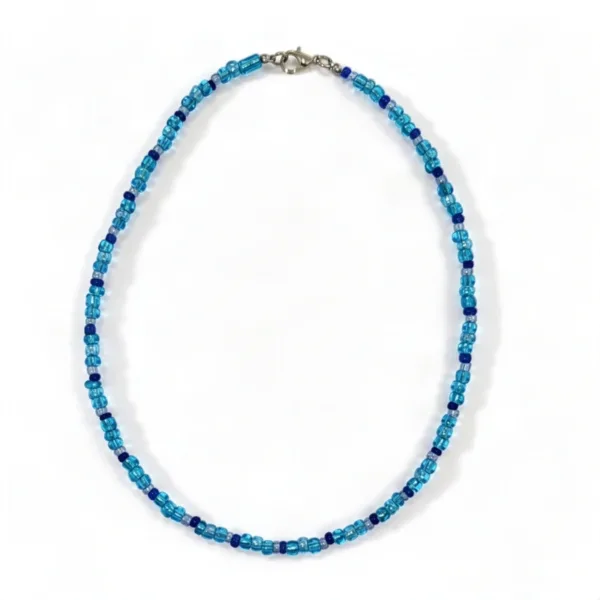 Κολιέ με χάντρες "Twinkle necklace blue"