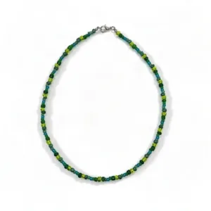 Κολιέ με χάντρες "Twinkle necklace green"