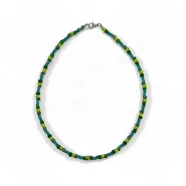 Κολιέ με χάντρες "Twinkle necklace green"
