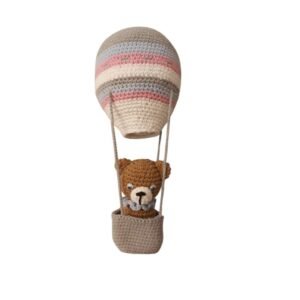 Αερόστατο με αρκουδάκι, πλεκτό amigurumi