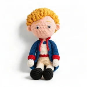 Μικρός πρίγκιπας-πλεκτό κουκλάκι amigurumi